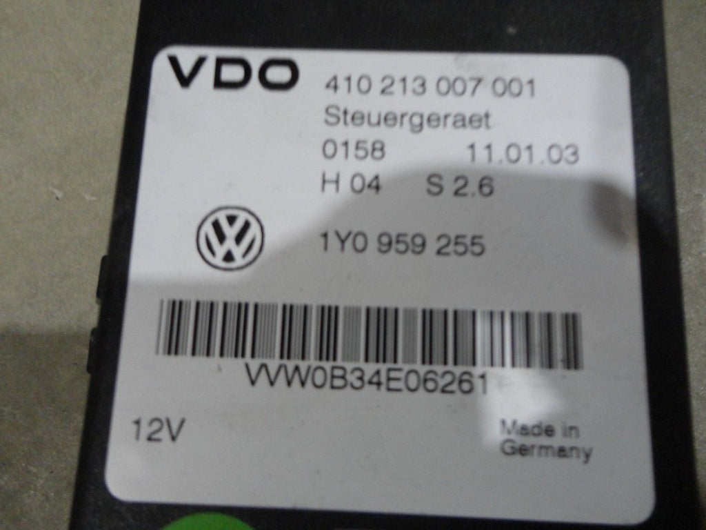 03-09 VW Beetle Convertible Top Ecu Computer Relay Control Unit - BIGGSMOTORING.COM