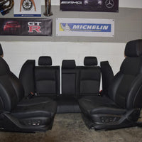 11 -17 Bmw 550I M Sport Seats 18 Way Adjustable W/Active Leather Blk Oem - BIGGSMOTORING.COM