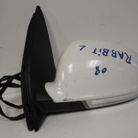 2006-2009 VOLKSWAGEN RABBIT GTI  DRIVER  LEFT SIDE DOOR MIRROR WHITE