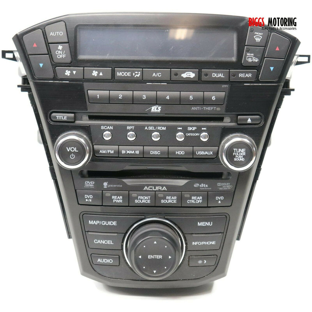 2007-2009 Acura Mdx Ac Control Navigation Radio Cd Dvd Player 39101-STX-A730-M1