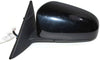 2012-2014 TOYOTA CAMRY DOOR DRIVER LEFT SIDE POWER DOOR MIRROR BLACK 29727