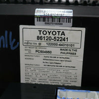 2001-2007 Toyota Highlander Radio Cd Player Climate Control 86120-52241 - BIGGSMOTORING.COM