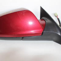 2007-2012 SATURN AURA PASSENGER RIGHT SIDE POWER DOOR MIRROR RED