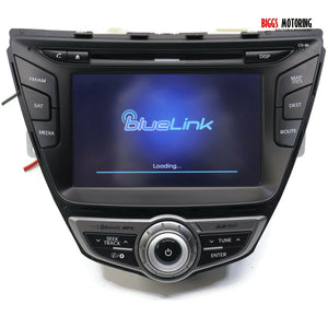 2014-2016 Hyundai Elantra Navigation Radio Cd Player Display Screen 96560-3X118S