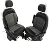 14-18 Dodge Promaster Cargo Van Front Seats With Air Bag Bucket Black/Grey Pair - BIGGSMOTORING.COM