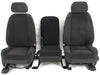 2007-2014 Chevy Sierra Tahoe Silverado Front Seats  W/ Jump Seat Black Cloth