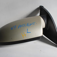 2007-2009 HYUNDAI ACCENT DRIVER SIDE DOOR REAR VIEW MIRROR