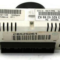 2002-2004 Mercedes Benz ML500 Ac Heater Climate Control Unit A 163 820 43 89 - BIGGSMOTORING.COM