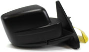 2007-2012 Jeep Patriot Passenger Right Side Manual Door Mirror Black 32524