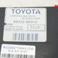 2004-2006 Lexus RX330 Multiplex Door Network Computer Module 89222-0E012 - BIGGSMOTORING.COM