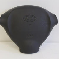 2001-2003 HYUNDAI SANTA FE DRIVER STEERING WHEEL AIR BAG GREY - BIGGSMOTORING.COM