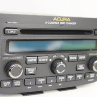 2005-2006 Acura Mdx Radio Stereo Am/ Fm 6 Disc Changer Cd Player - BIGGSMOTORING.COM