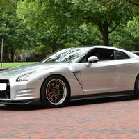 12-16 Nissan Gtr Carbon Fiber Front Lip Diffuser with Brake Duct GLOSS - BIGGSMOTORING.COM