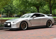 12-16 Nissan Gtr Carbon Fiber Front Lip Diffuser with Brake Duct GLOSS - BIGGSMOTORING.COM