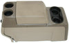 2004-2008 Ford F150 Floor Center Console Storage & Cup Holder Brown & Tan - BIGGSMOTORING.COM