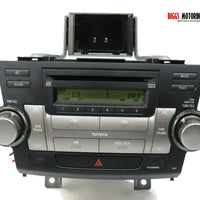 2008-2010 Toyota Highlander Radio Stereo WMA Mp3 Cd Player 86120-48E40-C0