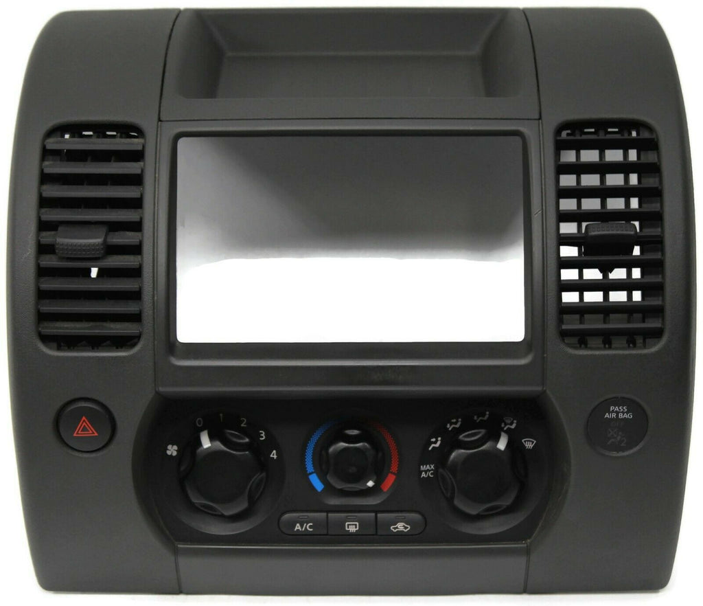 2005-2008 Nissan Xterra Center Dash Radio Climate Control Bezel 68260-EA002 - BIGGSMOTORING.COM