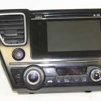 2014-2015 HONDA CIVIC DASH RADIO/TOUCH SCREEN/CD PLAYER 39100-TR6-A52-M1