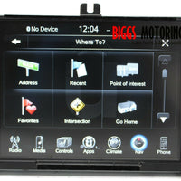 13-18 Dodge Ram JEEP Uconnect Navigation Radio Touch Display Screen 68270657AE - BIGGSMOTORING.COM