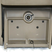 2004-2008  Ford F150  Front Center Console Jump Seat W/ Cup Holder Tan - BIGGSMOTORING.COM