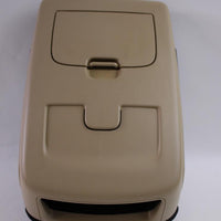 2004-2010 FORD F250 ROOF OVERHEAD CONSOLE STORAGE TAN - BIGGSMOTORING.COM