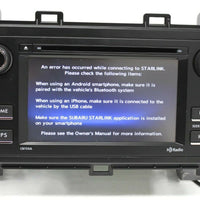 2015-2016 Subaru Legacy Outback Radio Cd Player Touch Screen 86201AL72A