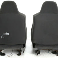 1999-2010 Ford F250 F350 Front Driver & Passenger Side Seats Gray Cloth - BIGGSMOTORING.COM