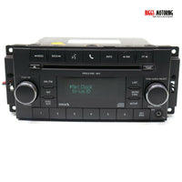 2007-2011 Dodge Jeep Chrysler RES Radio Stereo Single Disc Cd Player P05091228AC