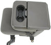 1999-2010 Ford F250 F350 Front Center Console Jump Seat W/ Cup Holder Gray - BIGGSMOTORING.COM