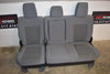 2011-2016 F-250 Front & Back Seat Set With Storage Compartment Gray Cloth Oem