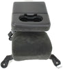 1999-2010 Ford F250 Center Console Jump Seat  W/ Storage Gray - BIGGSMOTORING.COM