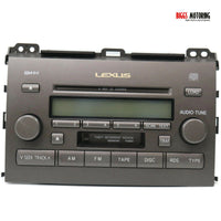 2003-2005 Lexus GX470 Radio Stereo Cassette 6 Disc Changer Cd Player 86120-60490 - BIGGSMOTORING.COM