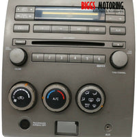 2004-2005 Nissan Titan Radio Face Climate Control Panel 68260 7S101 - BIGGSMOTORING.COM