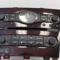 2012-2013 INFINITI  G37 DASH CD RADIO CLOCK CLIMATE CONTROL