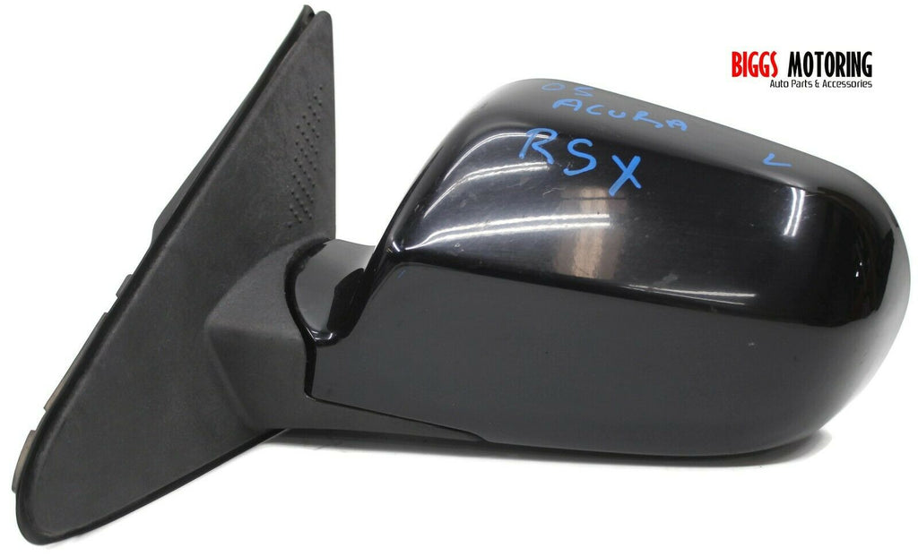 2002-2006 Acura RSX Driver Left Side Power Door Mirror Black - BIGGSMOTORING.COM