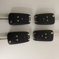 Lot Of 4 Chevy Key Fob Remotes Smart Keys Flip Key