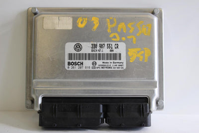 2003 Volkswagen Passat Ecu Engine Computer Module 3B0 907 551 CR - BIGGSMOTORING.COM