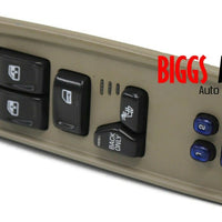 2002-2005 Buick Rainer Driver Left Side Power Window Master Switch 15204724 - BIGGSMOTORING.COM