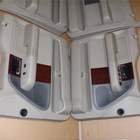 04-08 FORD F150 LARIAT CREW CAB DOOR PANELS SET W/ SWITCHES PANEL PARCHMNET TAN - BIGGSMOTORING.COM