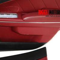 2011-2014 Dodge Charger Rt Front /Rear Passenger & Driver Side Door Panel Red