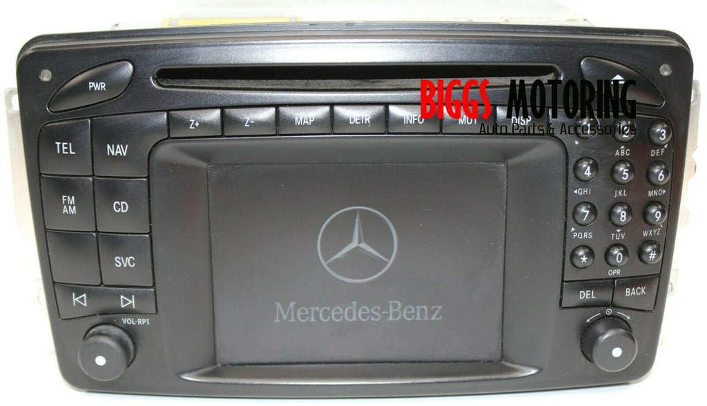 Be2001-2003 Mercedes Benz C-Class Navigation Radio Command Cd Player A2038273142