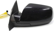 2010-2013 Chey Equinox Driver Left Side Power Door Mirror Black 32536