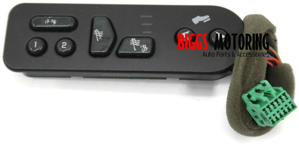 2003-2006 Chevy Tahoe Suburban Yukon Driver Left Side Heated Seat Switch - BIGGSMOTORING.COM