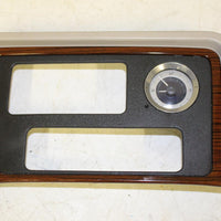 2001-2002  Escalade Console Trim W/ Clock Wood Grain Tan  Trim - BIGGSMOTORING.COM