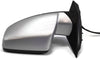 2010-2012 Chevy Equinox Driver Left Side Power Door Mirror Silver 32039