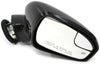 2017-2019 Ford Fusion  Passenger Right Side Power Door Mirror Black