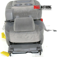 2004-2009 Toyota Sienna Center Console Jump Seat W/ Storage & Cup Holder Gray - BIGGSMOTORING.COM