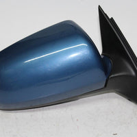 2002-2008 AUDI A4 PASSENGER RIGHT SIDE POWER DOOR MIRROR BLUE 26997 - BIGGSMOTORING.COM