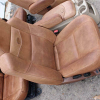 99-2010 FORD F250 F350 KING RANCH LEATHER SEATS BUCKETS NICE CREW CAB 2006 #35