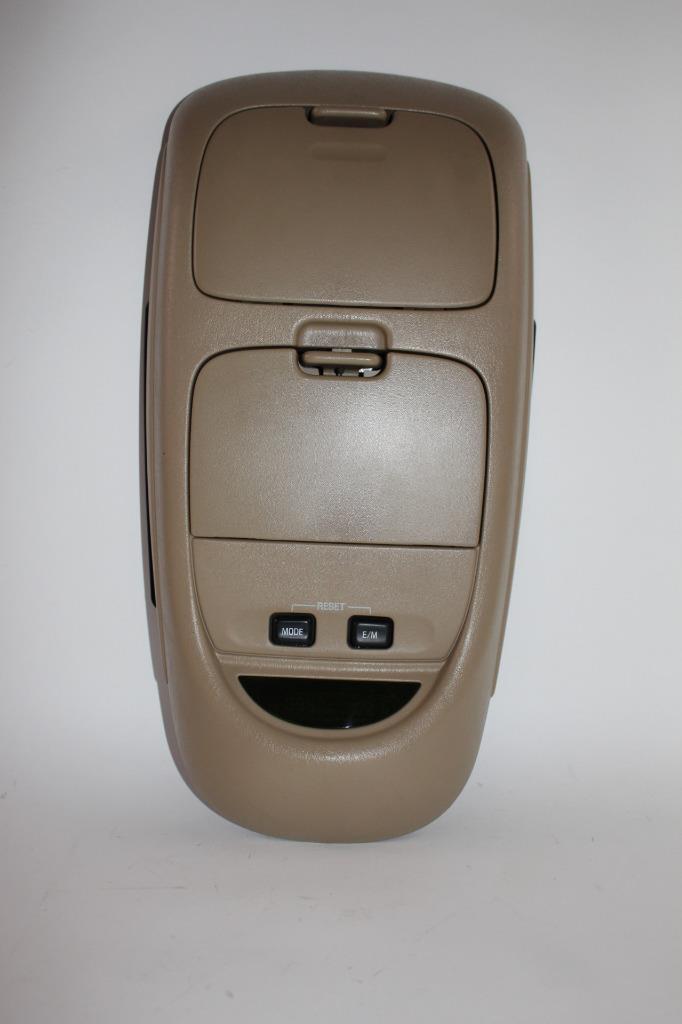 2002-2004 FORD SUPER DUTY PICK UP OVERHEAD ROOF  CONSOLE TAN - BIGGSMOTORING.COM